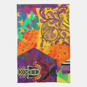 Linge De Cuisine Patchwork indien turc festier Mandala (Vertical)