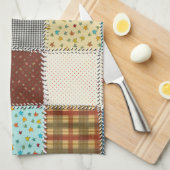Linge De Cuisine Patchwork Kitchen Towel 16" x 24" (Quart Plié)