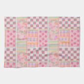 Linge De Cuisine Patchwork rose preppy (Horizontal)