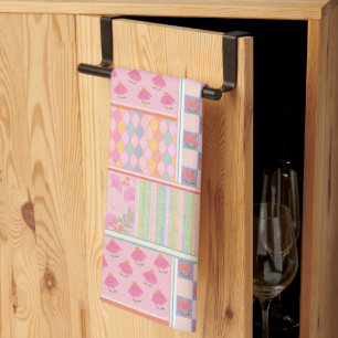 Linge De Cuisine Patchwork rose preppy