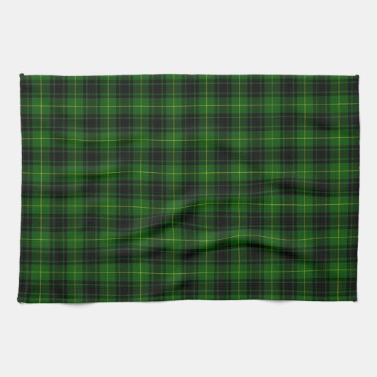 Linge De Cuisine Pâte verte de tartan MacArthur (Horizontal)