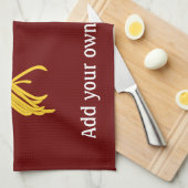 Linge De Cuisine Pâtes de spaghetti sur la conception de fourche (Quart Plié)