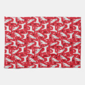 Linge De Cuisine Pâtes et os dalmatiens (Horizontal)