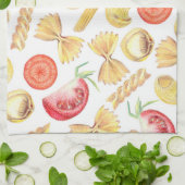 Linge De Cuisine Pâtes fraîches et mélange de tomatos (Plié)