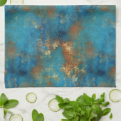 Linge De Cuisine Patina Cuivre Revêtu (Plié)