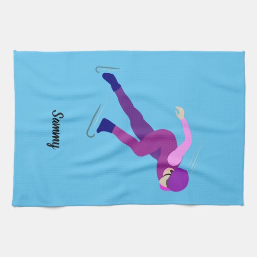 Linge De Cuisine Patinage de vitesse (Horizontal)