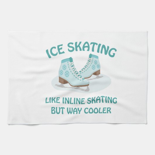 Linge De Cuisine Patinage sur glace (Horizontal)