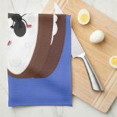 Linge De Cuisine Patinage sur glace de fourmis joyeuses sur dessin  (Quart Plié)