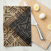 Linge De Cuisine Patine rustique afrocentrique (Quart Plié)