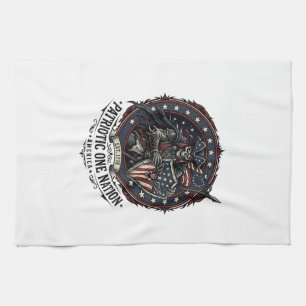 Linge De Cuisine Patriote Fantôme Patriotique Monstre Horreur Patri