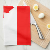 Linge De Cuisine Patriotic National Flag of Canada (Quart Plié)