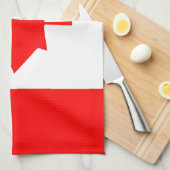 Linge De Cuisine Patriotic National Flag of Canada (Quart Plié)