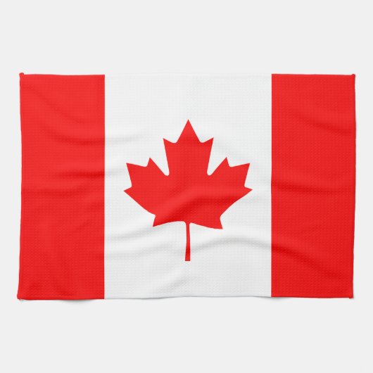 Linge De Cuisine Patriotic National Flag of Canada (Horizontal)