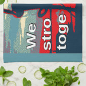 Linge De Cuisine Patriotic USA Hope Graphisme Art Design (Plié)