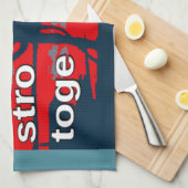 Linge De Cuisine Patriotic USA Hope Graphisme Art Design (Quart Plié)