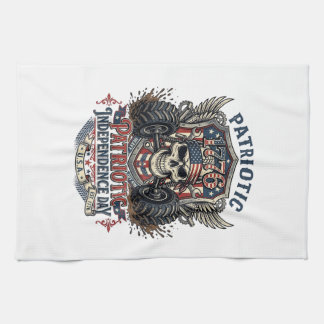 Linge De Cuisine Patriotique 1776 Hors Route Crâne Monster Truck Lo