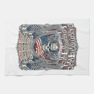 Linge De Cuisine Patriotique 1776 Hors Route Crâne Monster Truck Lo