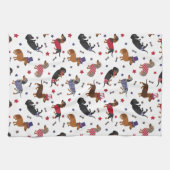Linge De Cuisine Patriotique Dachshund (Horizontal)