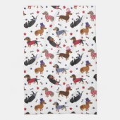 Linge De Cuisine Patriotique Dachshund (Vertical)