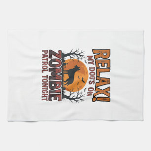 Linge De Cuisine Patrouille de chien zombie conception de chemise H