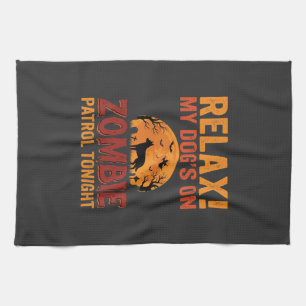 Linge De Cuisine Patrouille de Chien Zombie Halloween