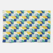 Linge De Cuisine Patters bleus (Horizontal)