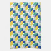 Linge De Cuisine Patters bleus (Vertical)