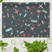 Linge De Cuisine Patters de l'aviation (Plié)