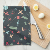 Linge De Cuisine Patters de l'aviation (Quart Plié)