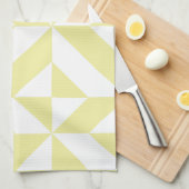 Linge De Cuisine Patters de Pale Yellow (Quart Plié)