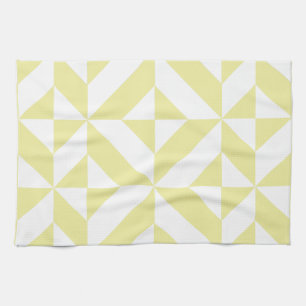 Linge De Cuisine Patters de Pale Yellow