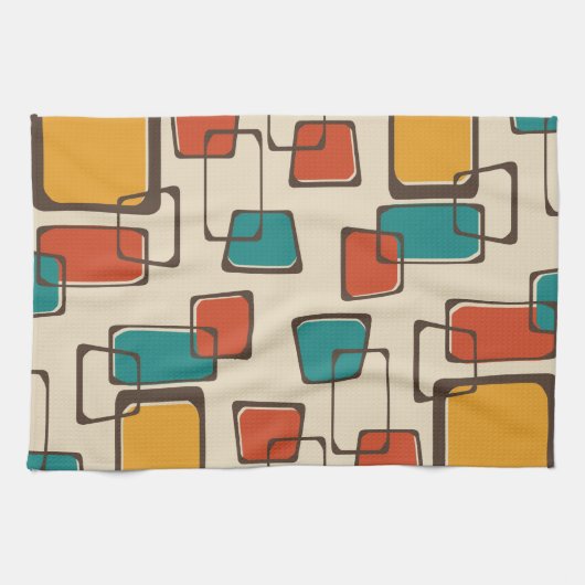 Linge De Cuisine Patters de Skewed Squares (Horizontal)