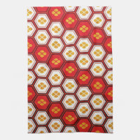 Patttern vibrant de pentagone japonais oriental