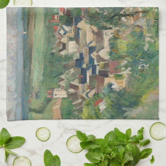 Linge De Cuisine Paul Cezanne - Auvers, Vue panoramique (Plié)
