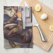 Linge De Cuisine Paul Cezanne - Les Joueurs De Cartes (Quart Plié)