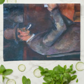 Linge De Cuisine Paul Cezanne - Les Joueurs De Cartes (Plié)