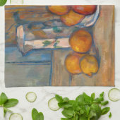 Linge De Cuisine Paul Cezanne - Nature morte avec pot à lait et fru (Plié)