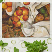 Linge De Cuisine Paul Cezanne Pommes Oranges Impressionnisme (Plié)