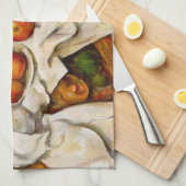 Linge De Cuisine Paul Cezanne Pommes Oranges Impressionnisme (Quart Plié)