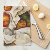Linge De Cuisine Paul Cezanne Pommes Oranges Impressionnisme (Quart Plié)