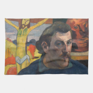 Linge De Cuisine Paul Gauguin - Autoportrait au Christ jaune