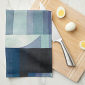 Linge De Cuisine Paul Klee Abstrait Tree Blue Peinture (Quart Plié)