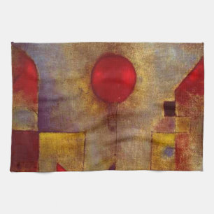 Linge De Cuisine Paul Klee Red Balloon Abstrait Art Coloré 
