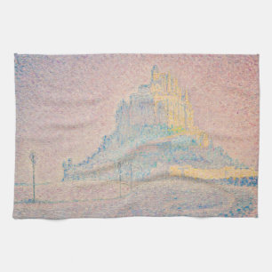 Linge De Cuisine Paul Signac - Mont Saint Michel Fog et Soleil