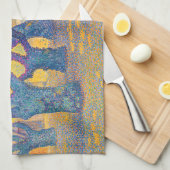 Linge De Cuisine Paul Signac - Place des Lices, Saint-Tropez (Quart Plié)