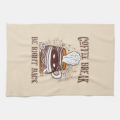 Linge De Cuisine Pause café - Thème Halloween (Horizontal)