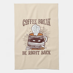 Linge De Cuisine Pause café - Thème Halloween