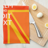 Linge De Cuisine Pavillon britannique Orange Union Jack (Quart Plié)