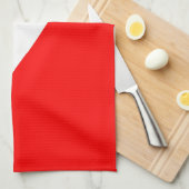 Linge De Cuisine pavillon plongeur rouge diagonal symbole de plongé (Quart Plié)