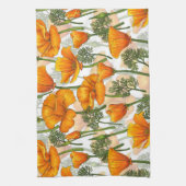 Linge De Cuisine Pavot de Californie (Vertical)